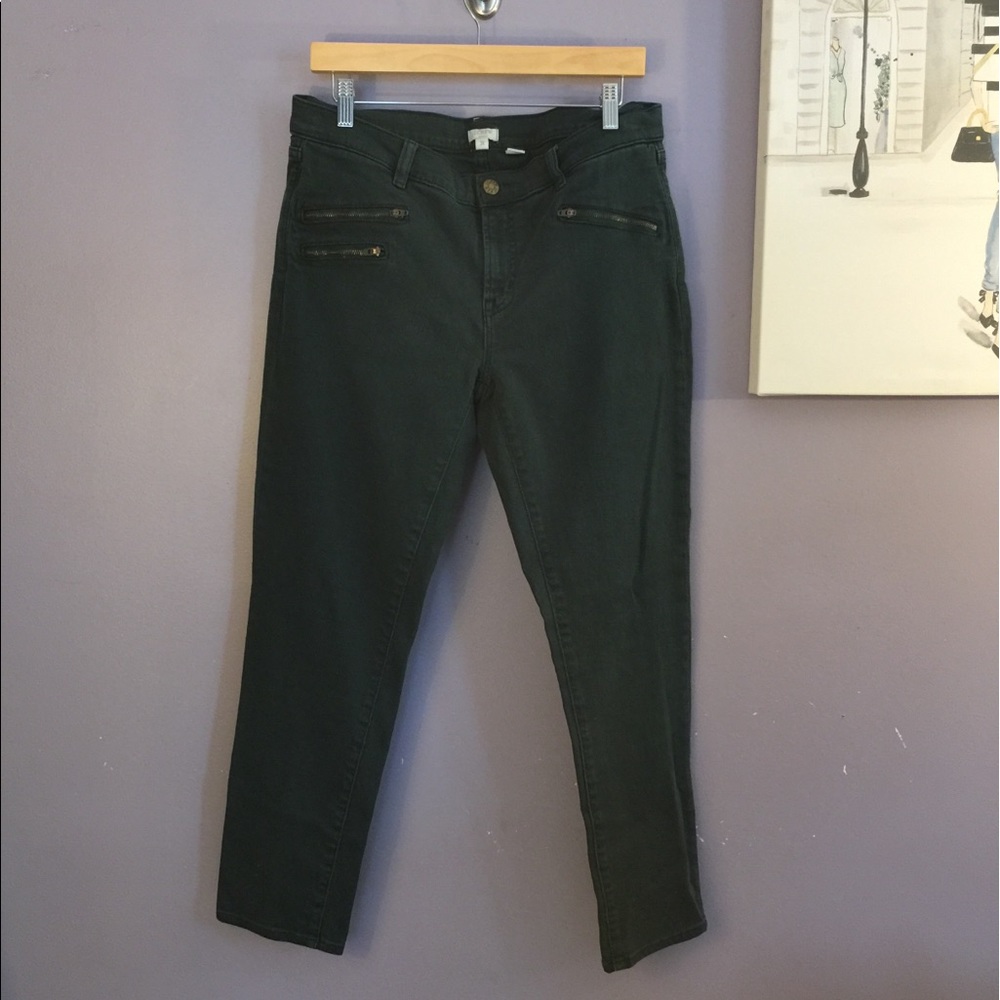 J.Crew Stretch Moto Zip Jeans